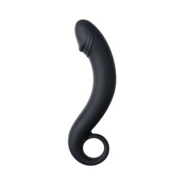 Анальный стимулятор POPO Pleasure by TOY Dorado, водонепроницаемый, силикон, черный, 18 см, Ø 3,5 см