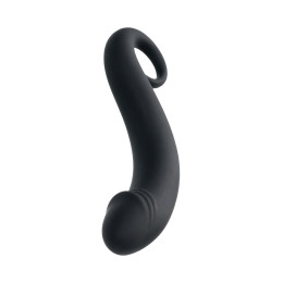 Анальный стимулятор POPO Pleasure by TOY Dorado, водонепроницаемый, силикон, черный, 18 см, Ø 3,5 см