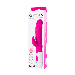 Нереалистичный вибратор A-Toys by TOYFA Mist, силикон, розовый, 25,4 см