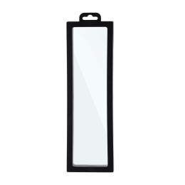 Рамка для выкладки прозрачная с черным кантом с еврослотом 30*9