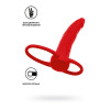 Насадка на пенис для двойного проникновения Black&Red by TOYFA , силикон, красный, 16,5 см