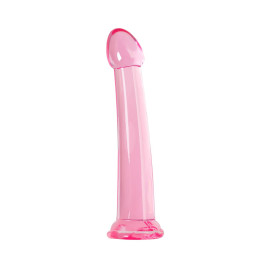 Нереалистичный фаллоимитатор TOYFA Basic Jelly Dildo XL, TPE, розовый, 22 см
