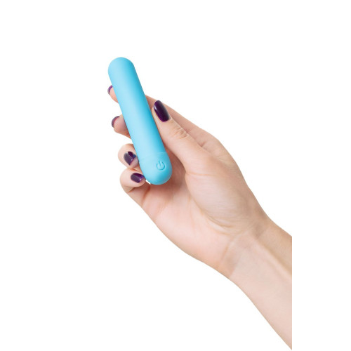 Вибропуля A-Toys by TOYFA MURR, силикон, голубой, 10 см