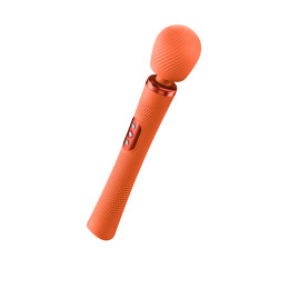 Вибромассажер Fun Factory VIM VIBRATING WAND, силикон, оранжевый, 31,3 см