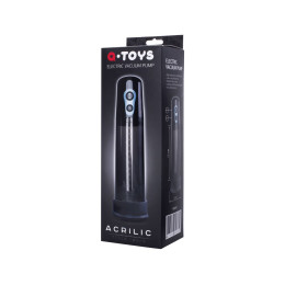 Помпа для пениса A-Toys by TOYFA Acrilic, силикон, чёрный, 26 см