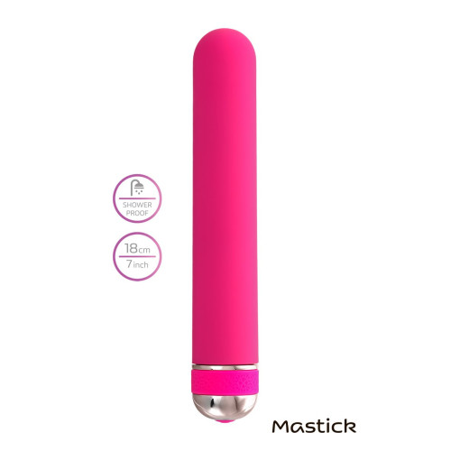 Нереалистичный вибратор A-Toys by TOYFA Mastick, ABS пластик, розовый, 18 см