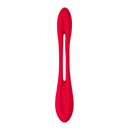 Гибкий вибратор с фиксацией формы Satisfyer Elastic Joy, красный, 20 см