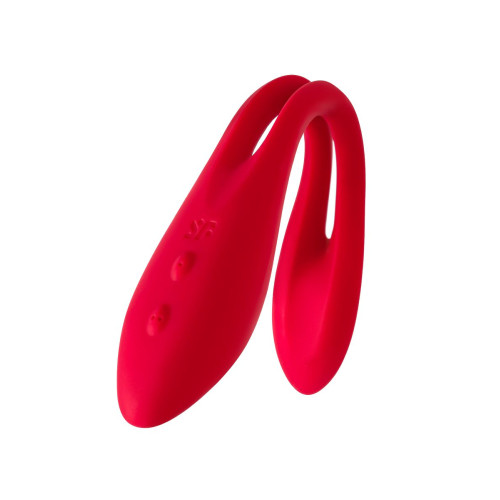 Гибкий вибратор с фиксацией формы Satisfyer Elastic Joy, красный, 20 см