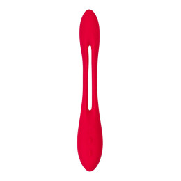 Гибкий вибратор с фиксацией формы Satisfyer Elastic Joy, красный, 20 см