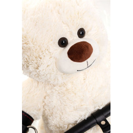 Бондажный набор Pecado BDSM, «Медведь белый», распорка, наручники, натуральная кожа, черный