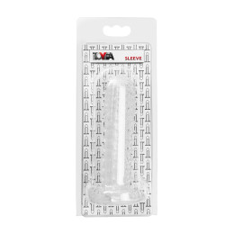 Насадка на пенис рельефная TOYFA Basic, TPE, прозрачный, 12 см