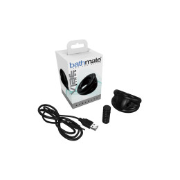 Виброкольцо на пенис Bathmate Strength, elastomex, черное, Ø5 см