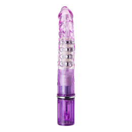 Вибратор с клиторальным стимулятором A-Toys by TOYFA High-Tech fantasy, TPE, фиолетовый, 26,5 см