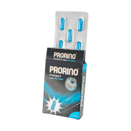 Энергетические капсулы Ero Prorino black line Libido, мужские, 5 шт.