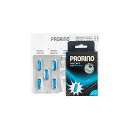 Энергетические капсулы Ero Prorino black line Libido, мужские, 5 шт.