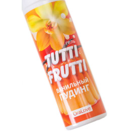 Съедобная гель-смазка TUTTI-FRUTTI для орального секса со вкусом ванильный пудинг, 30 гр