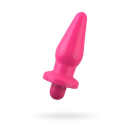 Анальная втулка TOYFA POPO Pleasure, TPR, розовая, 13,6 см