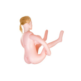 Кукла надувная Dolls-X by TOYFA Liliana с реалистичной головой, блондинка, с двумя отверстиями