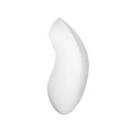 Вакуум-волновой стимулятор клитора с вибрацией Satisfyer Vulva Lover 2, силикон, белый, 11,9 см