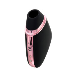 Вакуум-волновой стимулятор с вибрацией Satisfyer Love Triangle Connect App, силикон, черный, 8,8см