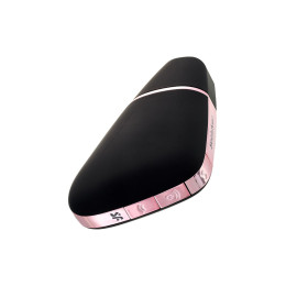 Вакуум-волновой стимулятор с вибрацией Satisfyer Love Triangle Connect App, силикон, черный, 8,8см