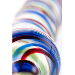 Нереалистичный фаллоимитатор Sexus Glass, стекло, прозрачный, 16,5 см