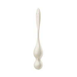 Вагинальные шарики с вибрацией Satisfyer Love Birds 1 Connect App, белый, 22,2 см
