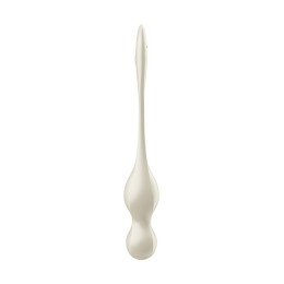 Вагинальные шарики с вибрацией Satisfyer Love Birds 1 Connect App, белый, 22,2 см