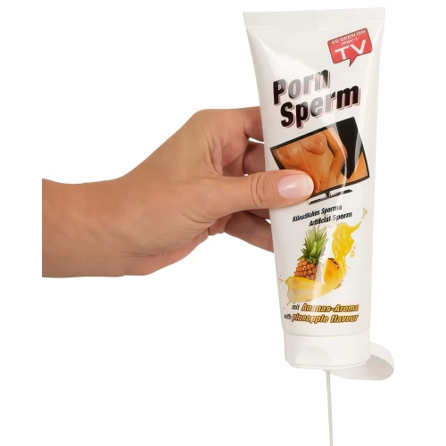 Лубрикант с имитацией спермы и ароматом ананаса на водной основе Porn Sperm Pineapple 250 мл