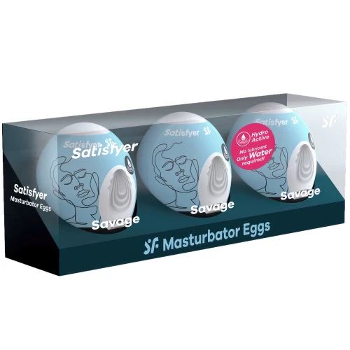 Набор яиц-мастурбаторов Satisfyer Masturbator Eggs Savage 3 шт