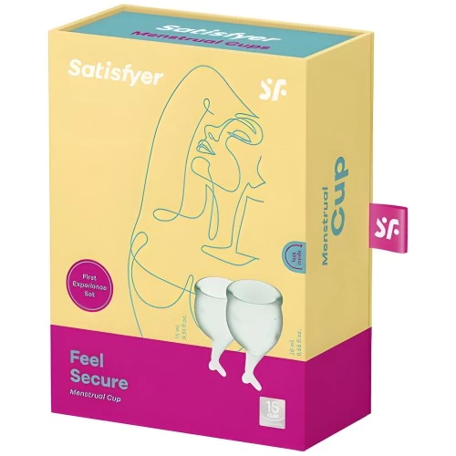 Набор менструальных чаш Satisfyer Feel Secure салатовый
