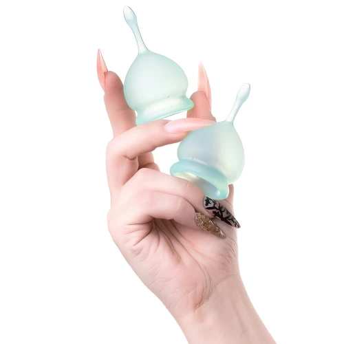Набор менструальных чаш Satisfyer Feel Good, зеленый