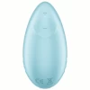 Перезаряжаемый смарт-стимулятор с вибрацией Satisfyer Tropical Tip Blue