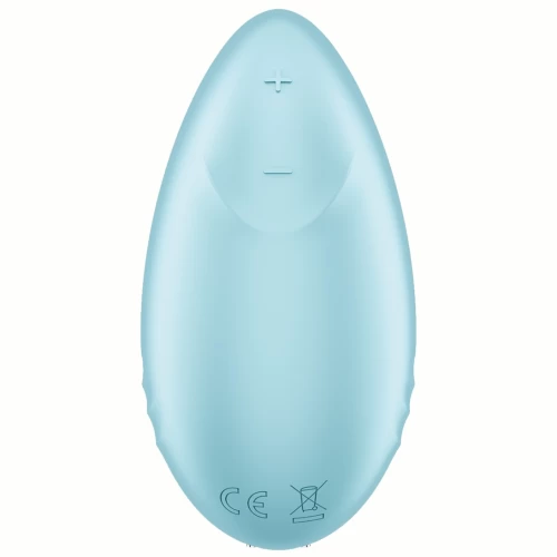 Перезаряжаемый смарт-стимулятор с вибрацией Satisfyer Tropical Tip Blue