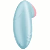 Перезаряжаемый смарт-стимулятор с вибрацией Satisfyer Tropical Tip Blue