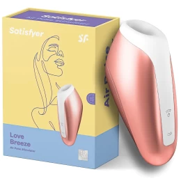 Вакуумно-волновой стимулятор клитора Satisfyer Love Breeze бронзовый