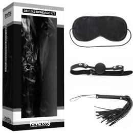 Набор для ролевых игр Deluxe Bondage Kit (маска, кляп, плеть)