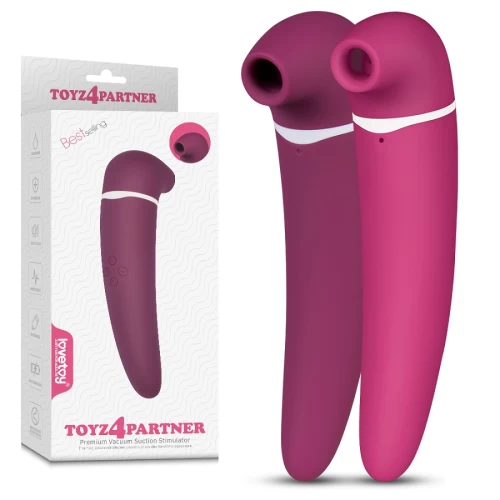 Вакуумный стимулятор клитора с вибрацией Toyz4Partner розовый