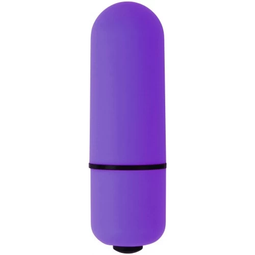 Фиолетовая вибропуля X-Basic Bullet Mini Lovetoy с 10 режимами вибрации