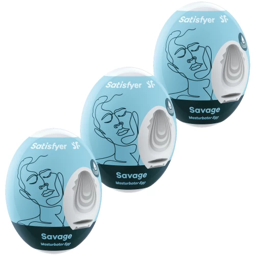 Набор яиц-мастурбаторов Satisfyer Masturbator Eggs Savage 3 шт