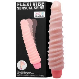 Вибратор с хребтом гнущийся Flexi Vibe 21 см