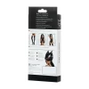 Маска кошки Glossy ANN из материала Wetlook, черный, OS