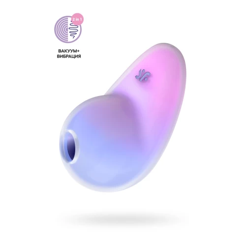 Вакуумный стимулятор клитора Satisfyer Pixie Dust, силикон, фиолетовый, 9,4 см