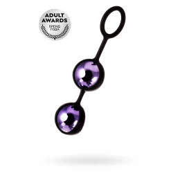Вагинальные шарики A-Toys by TOYFA Raspy, ABS пластик, фиолетовый, 14 см