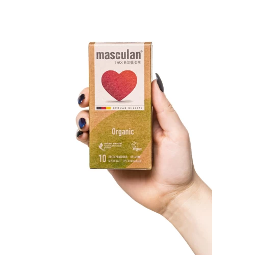Презервативы masculan  ORGANIC № 10 утонченные, 18,5 см, 5.3 см, 10 шт.