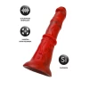 Вибратор Black&Red by TOYFA Monster Rex, силикон, красно-черный, 24,5 см