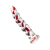 Нереалистичный фаллоимитатор Sexus Glass, стекло, прозрачный, 18 см