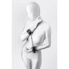 Наручники Anonymo #0102, PU кожа, принт, 19,5 см