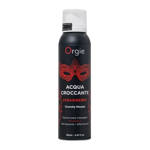 Шипучая пена для массажа Orgie Acqua Croccante, клубника (Strawberry), 150 мл