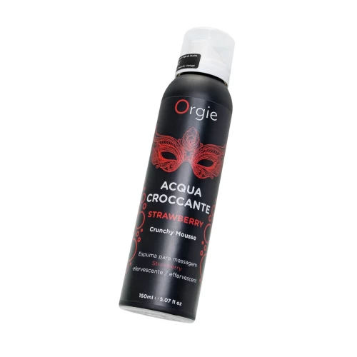Шипучая пена для массажа Orgie Acqua Croccante, клубника (Strawberry), 150 мл